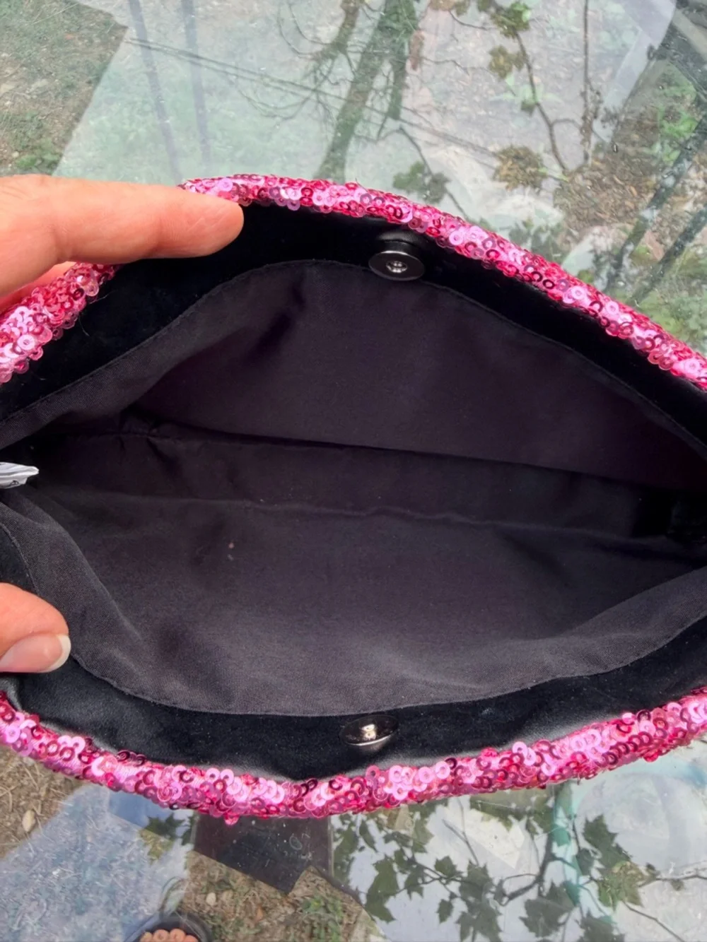 Victoria's Secret Pink‎ Sequin Wristlet Clutch